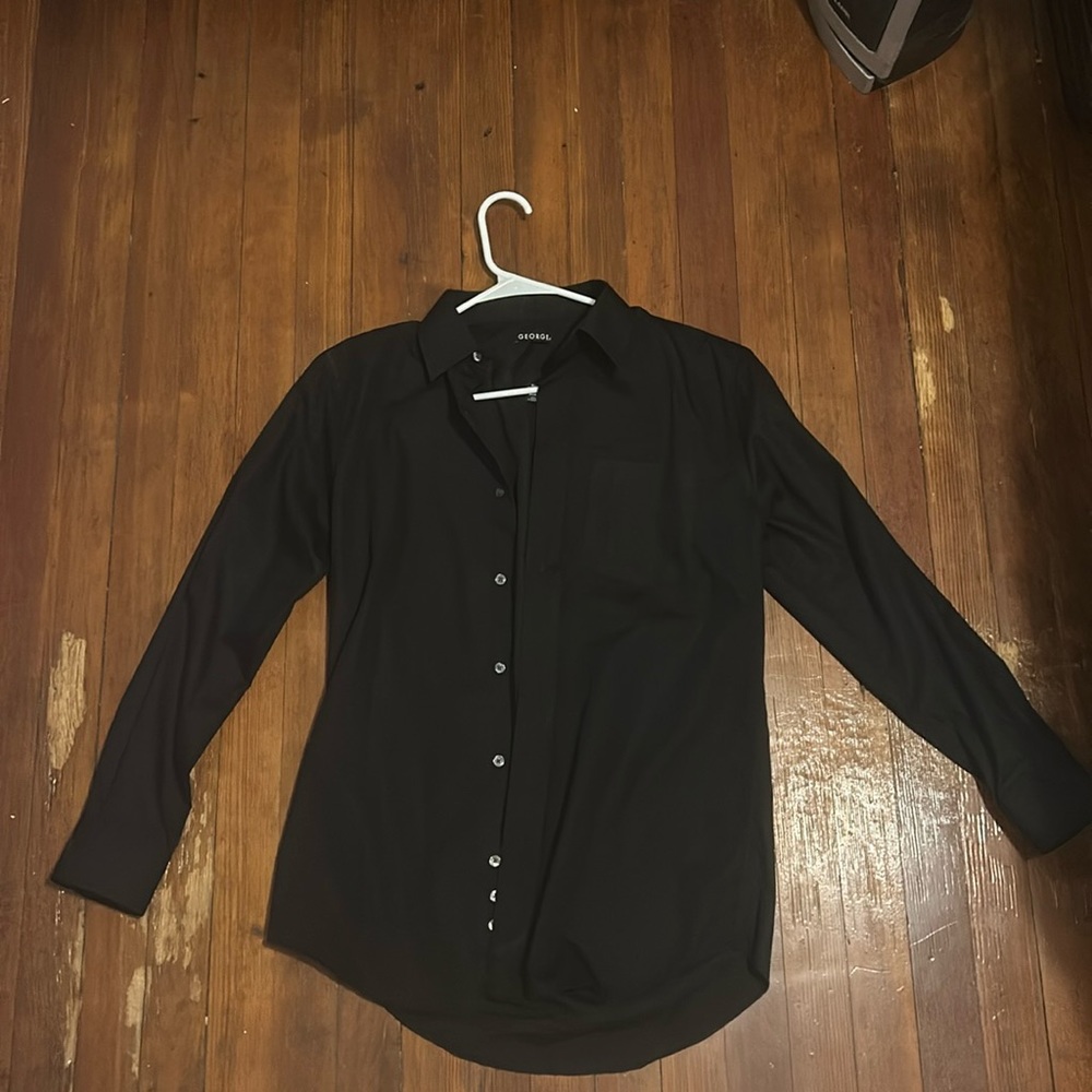 George brand Black Button-down shirt for men and teens